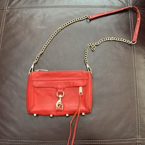 Rebecca Minkoff Mini MAC Leather Crossbody Bag Purse Satchel